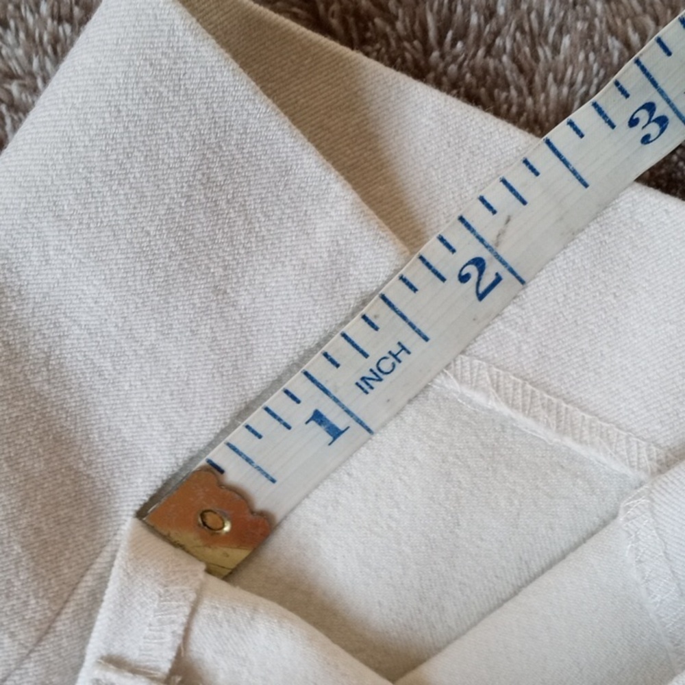 Eileen Fisher Bistretch Twill slim fit pants in Bone - Picture 8 of 10